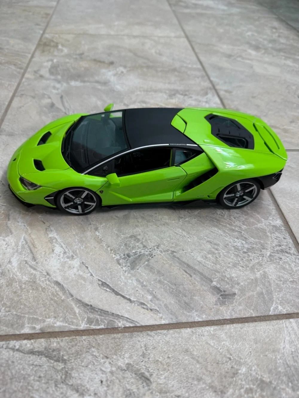 Neon Green Diecast Lamborghini Centenario Sports Car